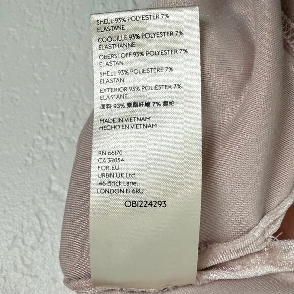 Anthropologie Krisha Velvet Mock Neck Top Size Medium - Picture 5 of 5